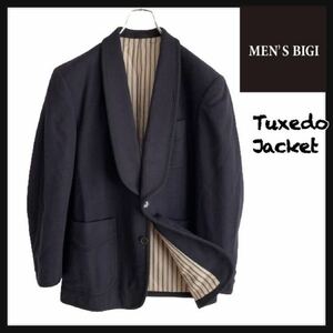 [ rare ]MEN'S BIGI men's Bigi wool tuxedo tailored jacket thick 