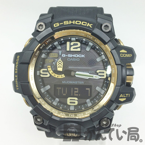 CASIO （カシオ） G-SHOCK （ジーショック） マッドマスター GWG-1000GB-1AJF ソーラー ブラック ゴールド 黒 金 時計 Gショック メンズ