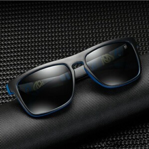 新品 送料込み POLARIZED 偏光 UV400レンズ サングラス 青