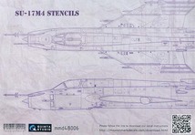 クインタスタジオ　MMD48006　1/48 Su-17M4 データステンシルデカール_画像1