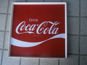 古い、コカ・コーラのプラスチック製のトレィ　Ｄｒｉｎｋ　ビンテージ