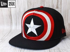 NEW ERA ニューエラ × MARVEL Captain America キャプテン・アメリカ 59 FIFTY（7-1/2 - 59.6cm) キャップ 未使用品 W48