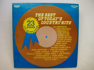 ＊【２LP】【V.A】THE BEST OF TODAY'S COUNTRY HITS／JIM REEVES、DON GIBSON 他（VPS-6017）（輸入盤）