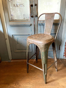 フランス　ビンテージ　TOLIX　トリックス　ハイチェア　カウンターチェア　店舗什器　椅子　Aチェア　カフェ　撮影小物　ヴィンテージ