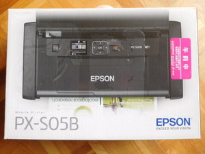 EPSON A4モバイルインクジェットプリンター PX-S05B ブラック 無線 スマートフォンプリント Wi-Fi Direct　エプソン