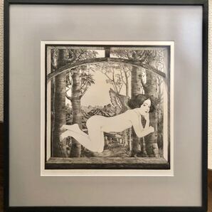 【再値下げ】銅版画 渡辺栄一 "To the memory of a angel 3"