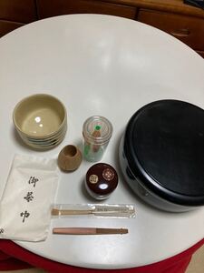 抹茶盆立てセット