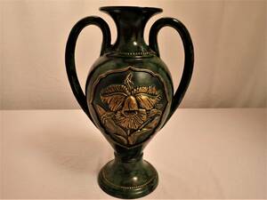 出品名　花瓶　ヴェルサイユ合金製（高岡銅器）エステ－トセ－ル（み-40）
