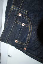 美品 現状品 IRON HEART アイアンハート　Lot.666S 21oz セルビッチストレート ジーンズ デニム W36 L36 メンズ EXTRA HEAVY DENIM _画像6