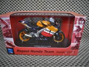 希少☆1/18・レプソル　ホンダ　チーム・ホンダRC211V＃3（2005）MAX　BIAGGI・ケース付き・ニューレイ製 ・新品