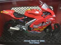 希少☆1/18・チーム　スペインNo1ホンダ・ホンダRC211V＃24（2006）Toni Ellas・ケース付き・ニューレイ製 ・新品_画像4