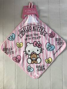  Sanrio * Hello Kitty loop attaching hand towel * Heart 