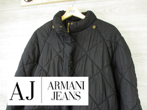 M355c ARMANI JEANS* lady's Armani Jeans < cotton inside Zip up jacket >40* blouson outer garment jumper coat *Ricicli17