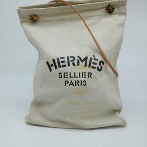 [Descuento] HERMES Hermes Sack Aline Bolso de hombro Toile Chevron Tweed Haya Natural, Hermes, Bolso, bolso, otros