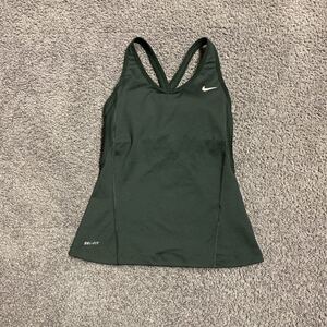 NIKE ナイキ トレーニングトップス クロスバック カップ付き サイズL フィットネスウェア カップ付きタンクトップ