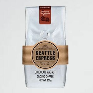 未使用 新品 チョコレ-トマカダミアナッツ(粉)200g フレ-バ-コ-ヒ- P-9Q Nut Ground シアトルエスプレス Seattle Espress Flavor