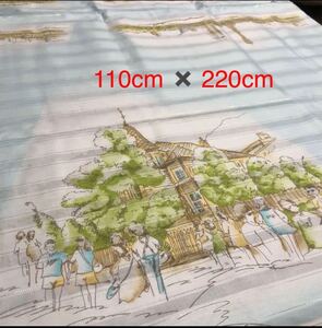 デザイン ハギレ 神戸 風景画 布地
