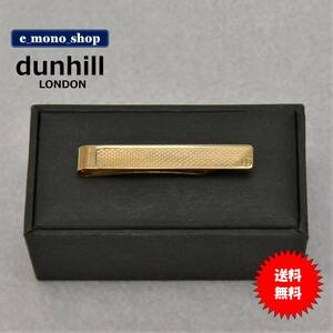  очень редкий!dunhill Dunhill Vintage галстук булавка серебряный 925( Gold ) прекрасный товар!