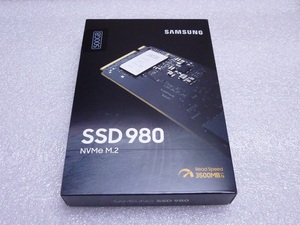 SAMSUNG MZ-V8V500B/IT(SAMSUNG 980 NVMe M.2 SSD 500GB) [新品未開封]①