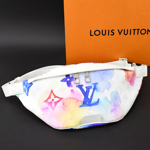 1円 ◎未使用品 LOUIS VUITTON ルイヴィトン ボディバッグ ディスカバリーバムバッグPM M45759 キャンバス ウォーターカラー◎Dsus☆