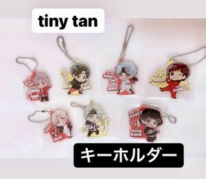 tiny tan キーホルダー　コンビニ限定　ぴた！でふぉめ　アクリル　全メンバー　可愛い　コレクション　インテリア　限定商品