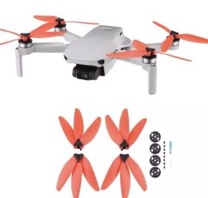 DJI mini2 マビック ミニ mavic mini 3枚羽 静音 クイックリリース プロペラ キット レッド