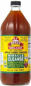 Bragg オーガニック アップルサイダービネガー ミラクルクレンズ りんご酢飲料 946ml 日本正規品