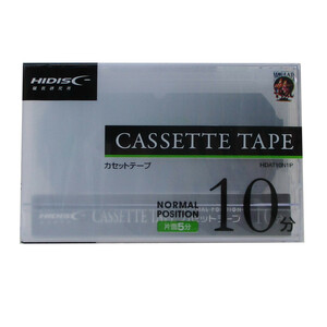送料無料メール便 カセット テープ １０分 HIDISC HDAT10N1P/0159ｘ１本