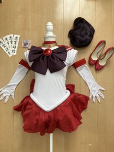 ★ 桜の恋製 Mサイズ 美少女戦士セーラームーン セーラーマーズ 火野レイ コスプレ衣装 フルセット ★