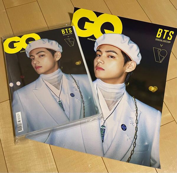 BTS GQ KOREA 2022年1月号 ポスター付き V テヒョン テテ 新品未開封