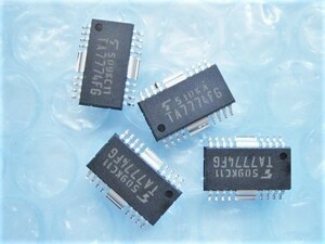 BT0007 ステッピングモータのドライバ用IC　TA7774FG バルク品？の為ピン変形等がある場合があります。未使用品ですが長期保存品 4個セット