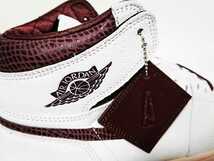 A Ma Maniere NIKE AIR JORDAN 1 sail and burgundy 29cm us11 SNKRS ナイキ スニーカー エアジョーダン _画像3