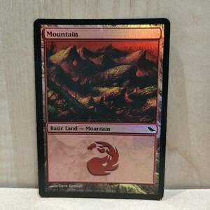 ★☆MTG 【EN】【Foil】《山/Mountain》(294)[SHM] 土地★☆ 全ての商品同梱可能