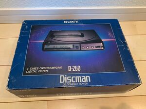 新品　未使用　SONY ソニー D-250 CDウォークマン WALKMAN DISCMAN ディスクマン　ポータブルCDプレーヤー 