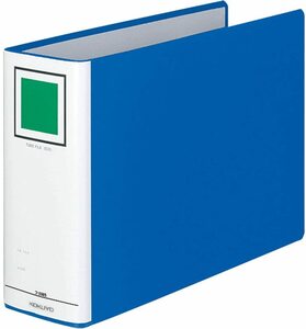 コクヨ ファイル パイプ式ファイル A4横 2穴 800枚収容 青 フ-E685B