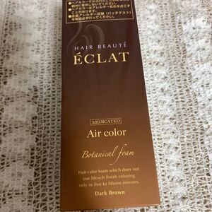 【新品未開封】ヘアボーテエクラ ボタニカルエアフォーム ダークブラウン 80g