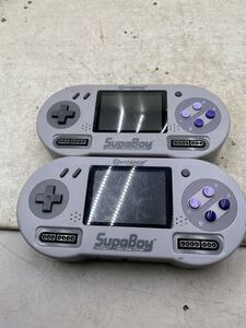 HYPERKIN 携帯ゲーム機 SUPABOY ハイパキン スパボーイ スーパーファミコン互換機 動作未確認 まとめて2台
