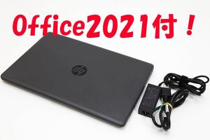 【Office2021付／高速SSD】HP 250 G7