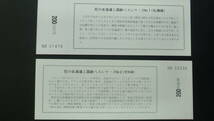 花の北海道と国鉄バスシリーズ　乗車券　7枚セット　1977年～78年　国鉄バス北海道発行_画像3