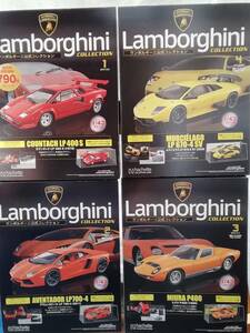 ★ Phantom Lamborghini Официальная коллекция 4 балла ● 1/43 ● IXO ◯ Hachette ★ Miura Countac Aventador Mulcielago ★