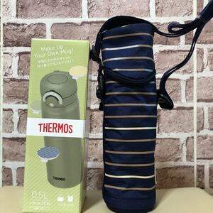 新品 サーモス 携帯マグボトル&ボトルポーチ 水筒 水筒カバー