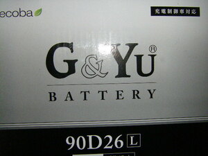 G＆Yu　エコバシリーズ　 90D26L　バッテリー　 ( 　65D26L 、75D26L 、80D26L 、85D26L、 と 同サイズでパワーアップ品 )