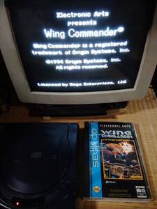 ジャンク品/海外/北米/セガCD Wing Commanderウイングコマンダー