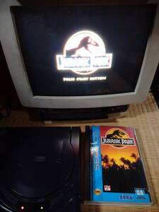  junk / abroad / North America / Sega CD Jurassic Parkju lachic park 