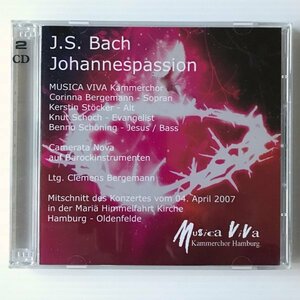 〔2CD〕J.S.Bach Johannespassion／Musica ViVa Kammerchor Hamburg　バッハ　ヨハネ受難曲