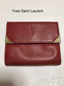 yves saint laurent イヴサンローラン 三つ折り財布