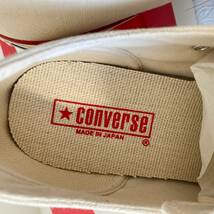 送無料 新品 箱付 CONVERSE ALLSTAR コンバース オールスター ローカット キャンバス 日本製 28.0cm J OX LO WHITE US9.5 チャックテイラー_画像8