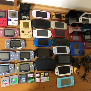 ジャンク大量ゲーム機本体 ゲームボーイ PSP 3DSLL 3DS DS Lite PSVITA ゲームボーイカラー ゲームボーイアドバンス カセット ソフト他