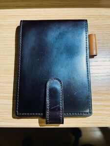 TOMORROW LANDトゥモローランド コードヴァンレザーメモ帳カバー おしゃれアイテム