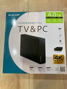 【特別値引】ELECOM 外付けハードディスク ELD-FTV040UBK